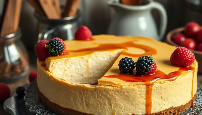 Käsekuchen ohne Boden: die cremige Variante, die Konditoren begeistert