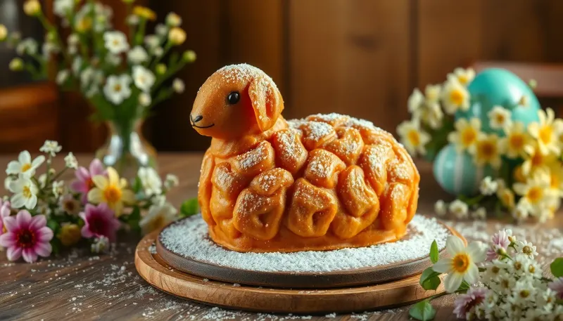 Osterlamm aus Rührteig: Warum Puderzucker erst nach dem vollständigen Auskühlen draufgehört